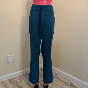 Motion by Barco Bahama Blue Scrub Pants XL Elastic Waist NWT
